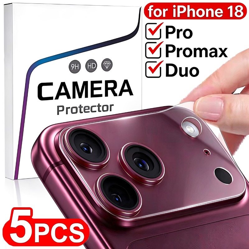 Hydrogel Screen Protector - 1-5 unidades de protetor de lente
