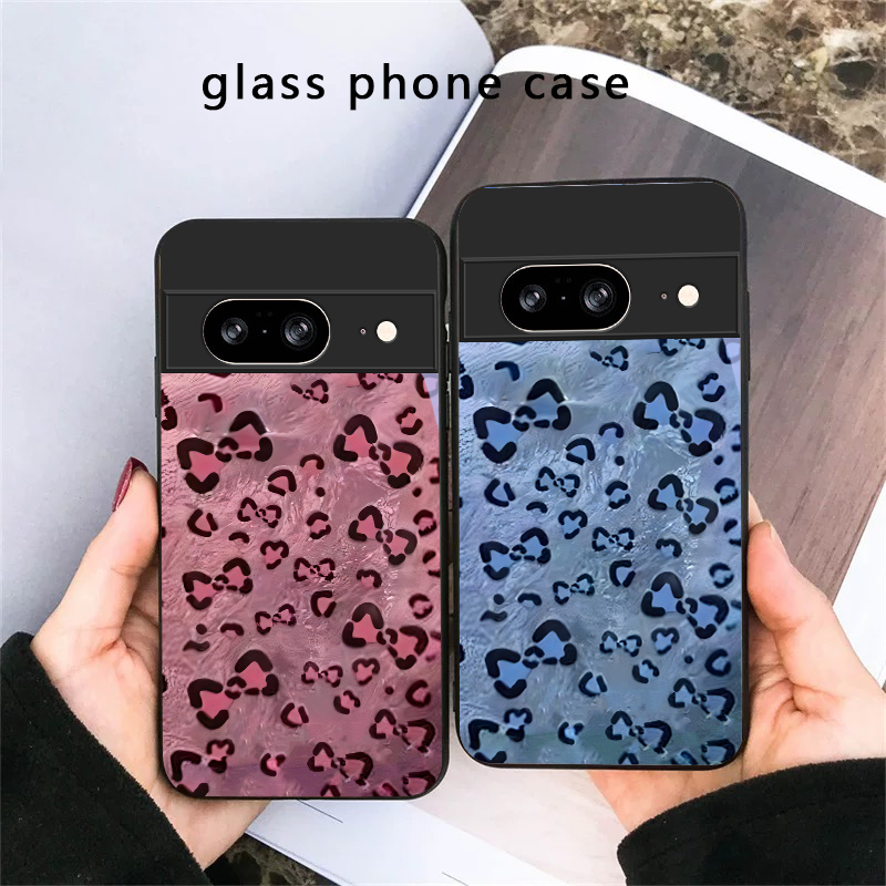 Google Pixel 8A - Capa de Telefone de Vidro Preto