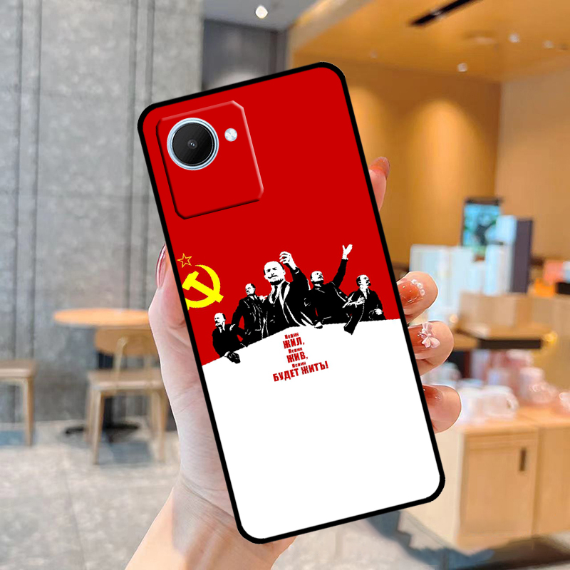 Capa com bandeira da União Sov - Realme C67 avaliação e preço